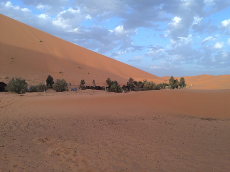 The desert "camp" which was a pretty substantial structure and had a flush toilet (please don't ask me to explain how).