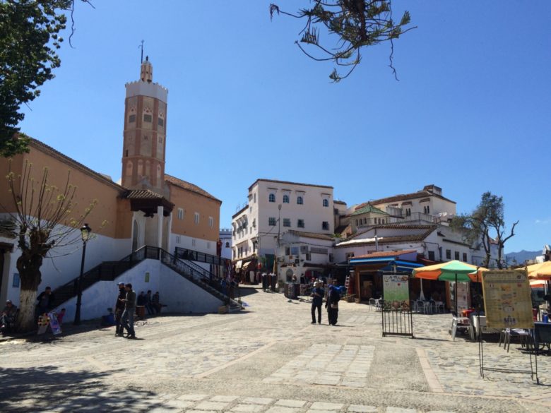 Chefchaouen's main square/market